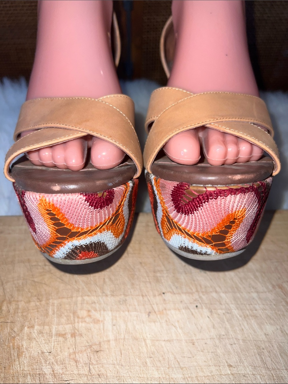 Jeffrey Campbell Bradshaw Platform Wedge Sandals - Picture 6 of 10